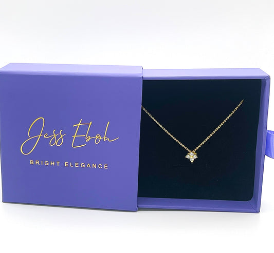 Flower 14K Gold Plated Necklace