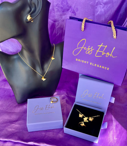 Summer Gold Butterfly Set