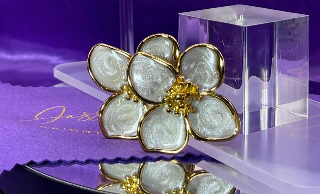 Golden Nina Bloom Earrings